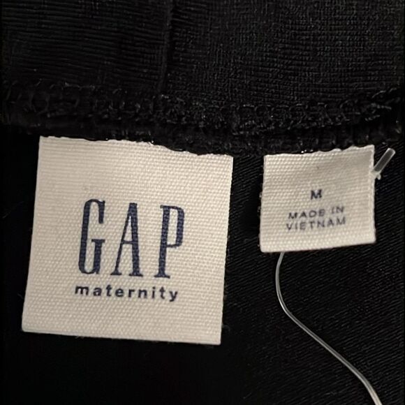 Gap‎ Black Maternity Wrap 3/4 Sleeve Jumpsuit Size M NWT - Picture 13 of 15